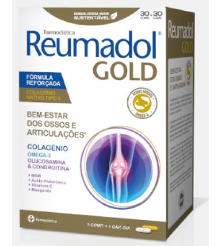 Reumadol Gold - 30 Cápsulas +30 Comprimidos - Farmodietica